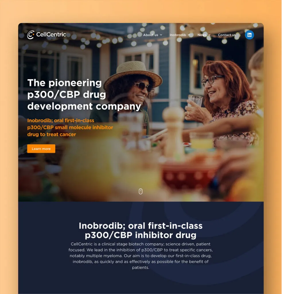 The CellCentric website