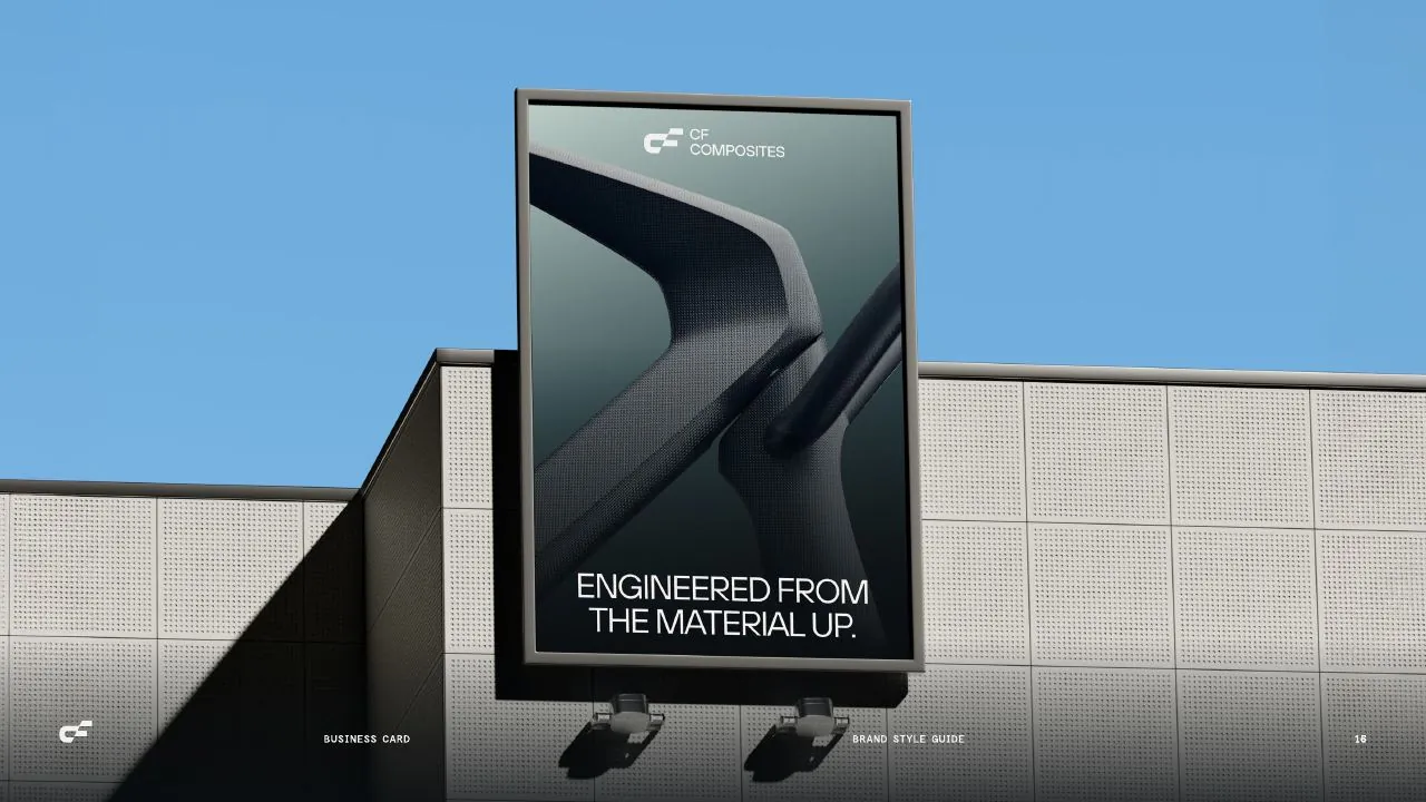 CF Composites billboard design