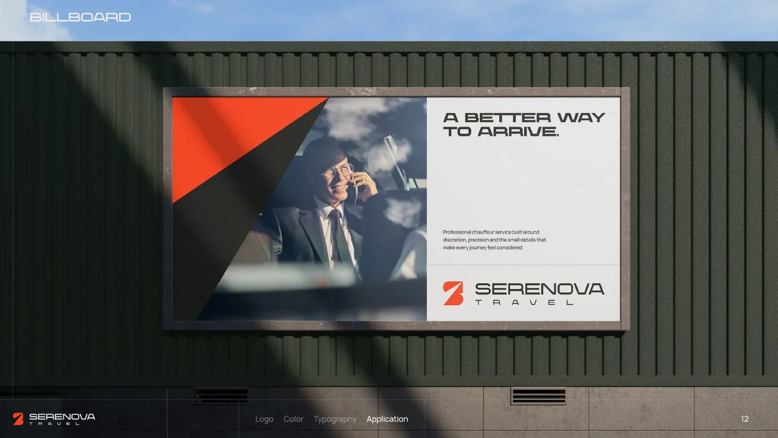 Serenova Travel billboard design